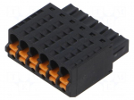 Connector: pluggable terminal block | plug | female | 9A | 300V | PIN: 6