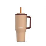 Thermal mug with telescopic straw Kambukka Rio Tumbler 950ml Almond Dream