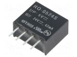 Converter: DC/DC | 1W | Uin: 4.5&divide;5.5V | Uout: 24VDC | Iout: 42mA | SIP4