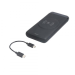 Power bank DELTACO, 10 000 mAh, wireless, 1x USB-A, 1x USB-C PD, mag. / PB-Q1003