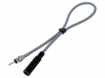 Cable | 0.5m | DIN socket,DIN plug | Car brand: universal