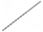 Drill bit | for metal | &Oslash;: 3mm | L: 100mm | Working part len: 66mm