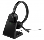 Jabra Evolve 65 TE - Link390a Headphones with Charging Stand