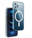 Back panel cover iLike Apple iPhone 13 Anti Shock 1.5mm Mag case camera protection Transparent