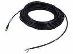 Cable: for sensors/automation | M8 | PIN: 3 | straight | 25m | plug | 4A
