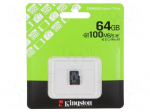 Memory card | microSDXC | 64GB | Class 10 UHS U1 | R: 100MB/s