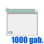 &Uuml;mbrik C5, (162X229mm), valge, 80g/m2, P&S, 1000 tk.