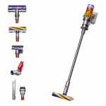 Dyson V12 Detect Slim Absolute (2023) Cordless vacuum cleaner, Nickel/Yellow (SPEC)