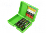 Tools set: screwdriver bits | Torx&reg; | Kit: adapter | 1/4" | 31pcs.
