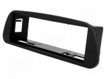 Radio mounting frame | Mercedes | 1 DIN | black