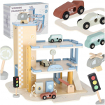 RoGer Wooden Garage Parking with Elevator and Gas Station