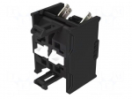 Contact block | 22mm | 04 | front fixing | plug-in terminals | 500VAC