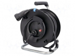 Extension lead | 3G2.5mm2 | 25m | rubber | black | Sockets no: 1 | 16A