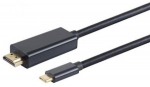Cable Brackton USB Type-C - HDMI 4K60Hz 3m