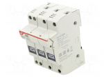 Fuse holder | 10x38mm | for DIN rail mounting | 32A | 690VAC | 750VDC