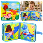 M&auml;nguala | PC | Konsoolid | Tarvikud // M&auml;nguasjad ja m&auml;ngud lastele // Książeczka Edukacyjna Sensoryczna Filcowa 3D Dinozaury
