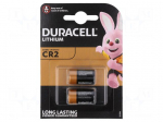 Battery: lithium | 3V | CR2 | Batt.no: 2 | non-rechargeable