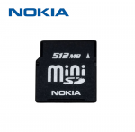 Nokia MiniSD Memory Card Storage Media 512 Mb Used Tested Formated Bulk