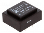 Transformer: encapsulated | 0.5VA | 230VAC | 10V | 50mA | Mounting: PCB