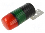 Signalling column | red/green | LED | 18&divide;32VDC | IP65 | TS-Ad | angular