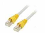 Patch cord | S/FTP | Cat 6a | RJ45 plug,both sides | stranded | Cu