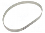 Timing belt | AT5 | W: 10mm | H: 2.7mm | Lw: 340mm | Tooth height: 1.2mm