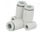 Push-in fitting | angled 90&deg; | -1&divide;10bar | Mat: polypropylene