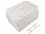 Enclosure: multipurpose | X: 180mm | Y: 254mm | Z: 137mm | TK PC | grey