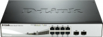 D-Link DGS-1210-08P/E, switch (silver/black, 2 gigabit combo ports)