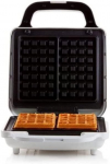 Domo Tasty Waffle XL, waffle maker (white/stainless steel)