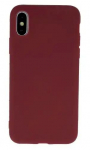 Fusion Soft Matte Back Case Silikona Aizsargapvalks Priek&scaron; Apple iPhone 11 Pro Tum&scaron;i Sarkans