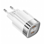 Toocki Charger tīkla lādētājs | 35W | GaN | USB-C | balts