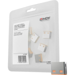 Lindy port lock 10pcs. - Code Orange