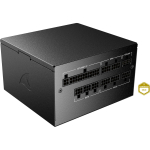 Sharkoon Rebel P20 Gen2 1000W ATX 3.1 Power Supply - Cybenetics Gold, Fully Modular, 600W 12V-2x6, Zero RPM, Black