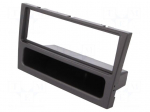 Radio mounting frame | Opel,Vauxhall | 1 DIN | metallic anthracite