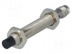 Sensor: inductive | Output conf: NPN / NO | 0&divide;4mm | 12&divide;24VDC | M8 | IP67