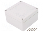 Enclosure: multipurpose | X: 105mm | Y: 105mm | Z: 60mm | ZP | ABS | gasket