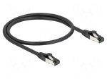 Patch cord | S/FTP | Cat 8.1 | RJ45 plug,both sides | 0.5m | LSZH,TPE