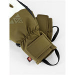 Rękawice narciarskie dla dorosłych Viking Norvik Pro Pipe khaki z białą sk&oacute;rą   8
