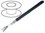 Wire | SF/UTP | 4x2x26AWG | industrial Ethernet | Cat 5e | stranded | Cu