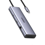 Converter Ugreen  Parveidotajs Ugreen CM498 USB-C to 2xUSB-A + USB-C + HDMI + SD/TF + PD peleks