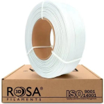 Filaments PLA balts 1,75 mm 1 kg uzpildes Rosa3D