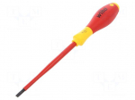 Screwdriver | insulated | slot | 4,5x1,0mm | Blade length: 125mm