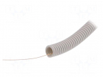 Protective tube | &Oslash;Braid : 16mm | grey | L: 50m | -5&divide;60&deg;C | &Oslash;int: 11mm