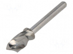 Drill bit | PCB | &Oslash;: 6.3mm | L: 38.2mm | 1/8" (3,175mm)