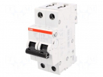 Circuit breaker | 400VAC | Inom: 6A | Poles: 2 | DIN | Charact: C | 6kA