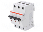 Circuit breaker | 400VAC | Inom: 20A | Poles: 3 | DIN | Charact: C | 6kA