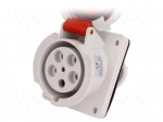 Connector: AC supply 3-phase | socket | female | 63A | 400VAC | IP67