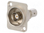 Coupler | BNC socket,both sides | FT | shielded | metal | 19x24mm | 50&Omega;