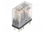Relay: electromagnetic | DPDT | Ucoil: 230VAC | 5A/250VAC | 5A/30VDC